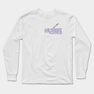 Nurse Practitioner (NP) Purple Long Sleeve T-Shirt